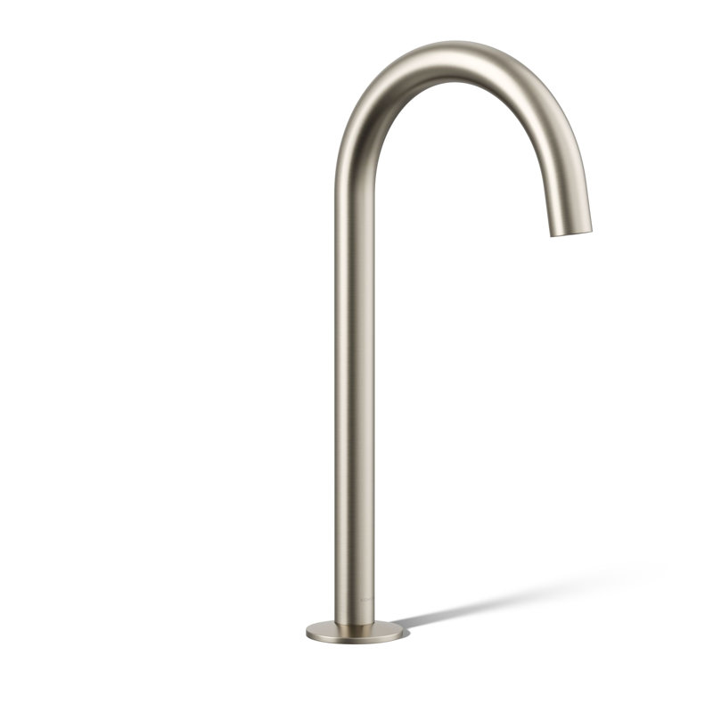 Components Tall Bathroom Sink Spout with Tube Design, Vibrant Brushed Nickel