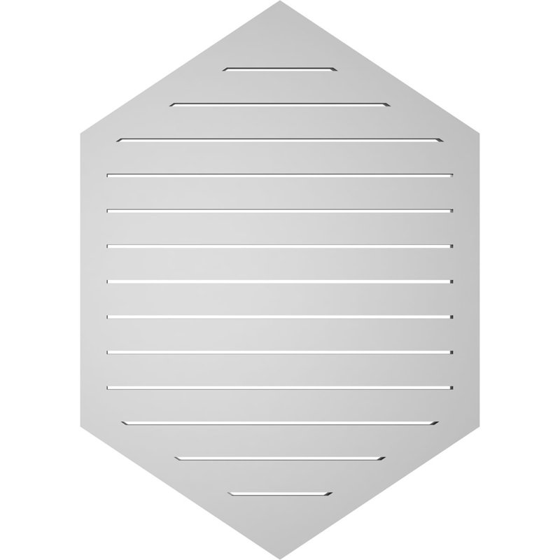 Pente verticale verticale en uréthane 8 pi, 1.5" H x 30" W x 42" L