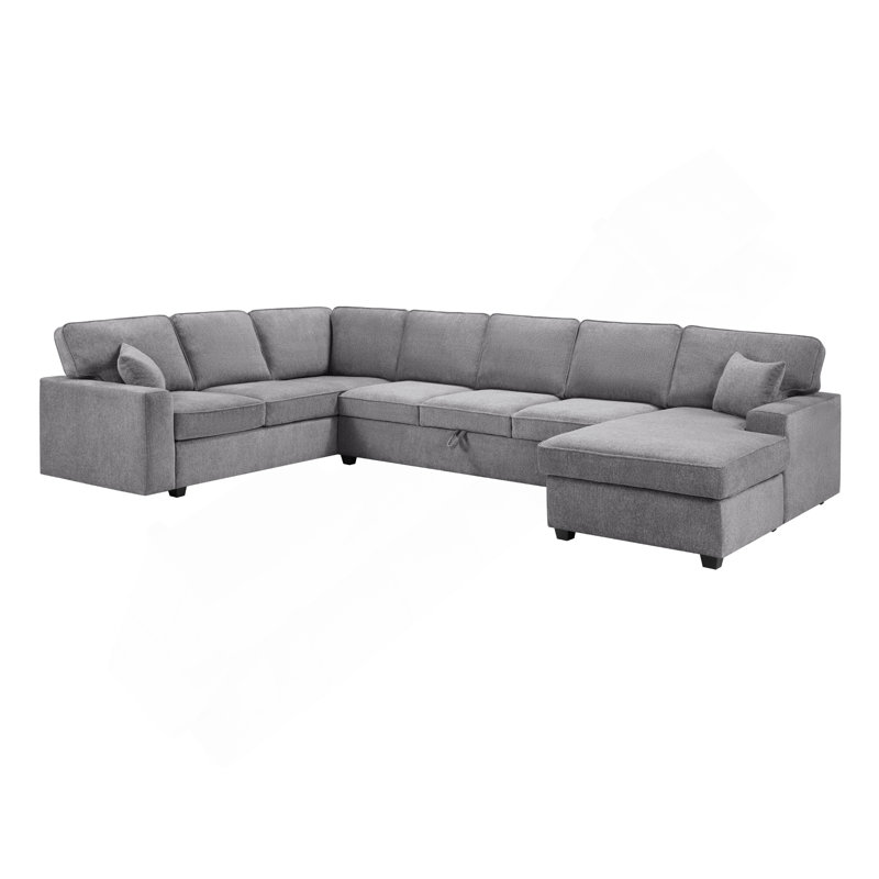 Canapé modulaire en chenille l 137 po Samara