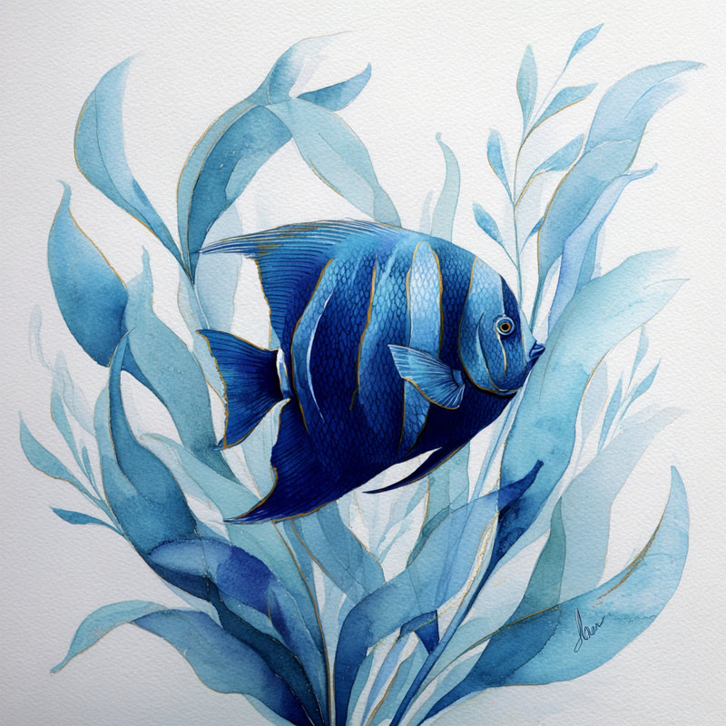 Art mural sur toile Bathside Calm, 30"W x 30"H x 1.5"D