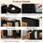 Modern Side Table with Wheels-235845872