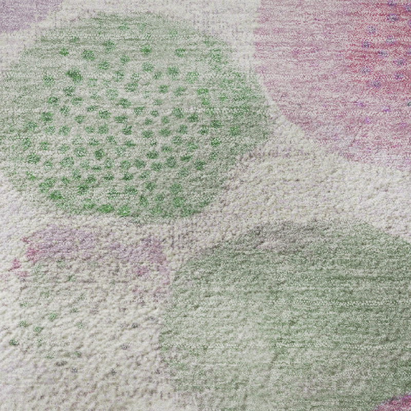 Premium Machine Washable Jakiyra AMF1896 Geometric Rug, Rectangle 5' x 7'6"