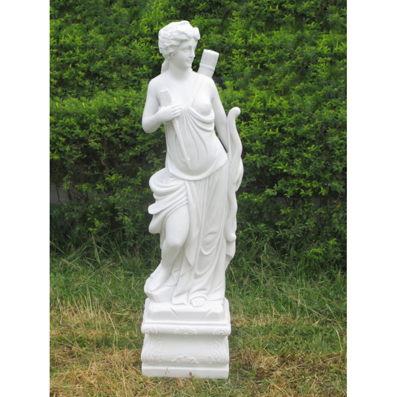 Weather Resistant UV Resistant Plastic Garden Statue, 155cm H x 43cm W x 36cm D