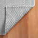 Honeycomb French Blue/Ivory Handwoven Wool Rug