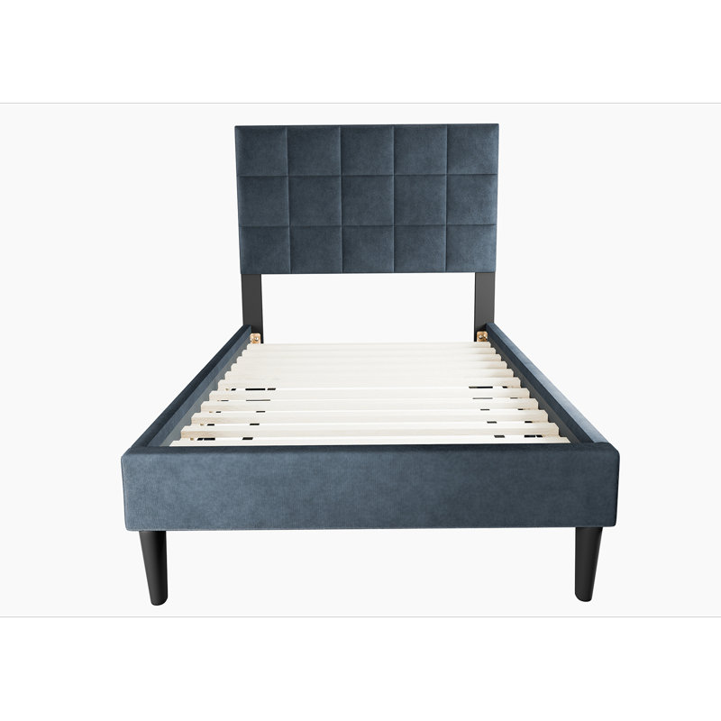 Lit simple, Gris anthracite