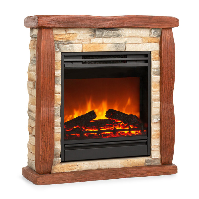Lienz Klarstein 60cm W Brown Electric Fireplace