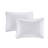 Luxurious White King Bedding Set, Soft Microfiber Medallion Quilt