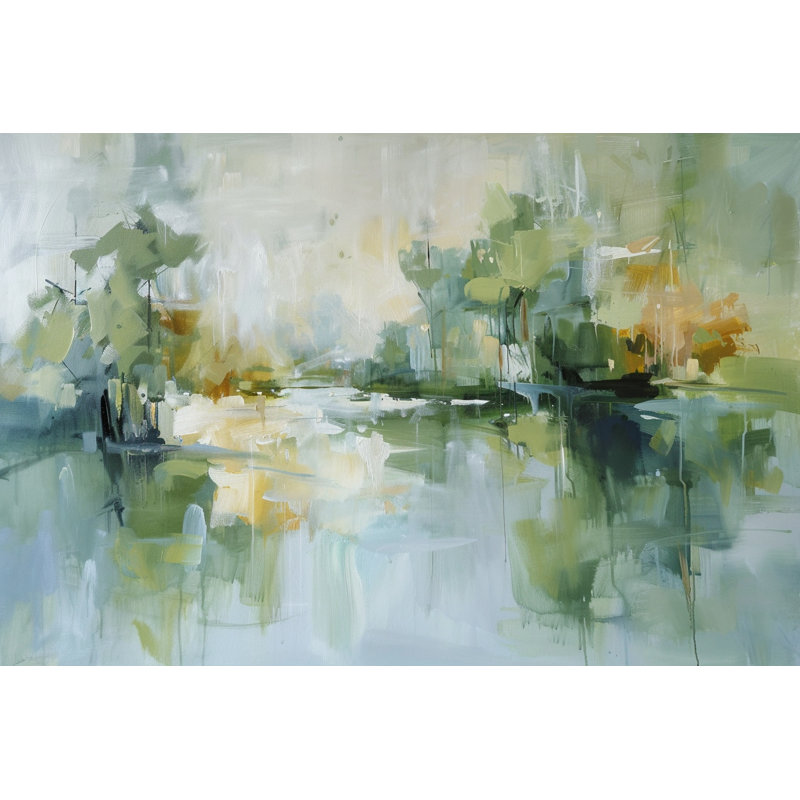 «Summer Inlet», art mural sur toile tendue, L 24 po x H 16 po x P 1,5 po