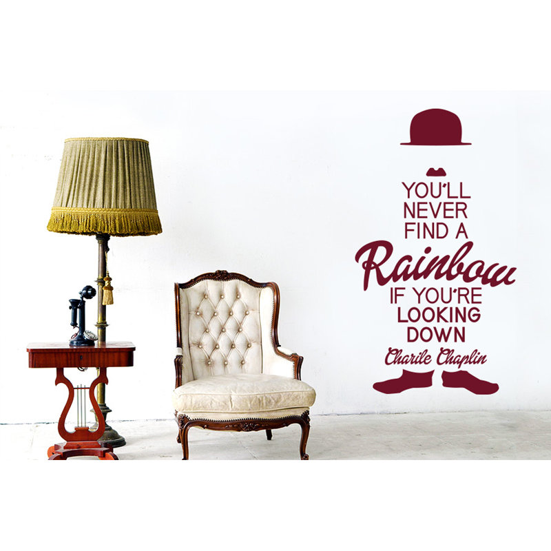 Non-Wall Damaging Wall Decal, Burgundy