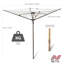 NETTA 45M Rotary Washing Line