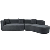 Modern Large 2-Piece Sectional Sofa with Multiple Features for Comfortable Living
