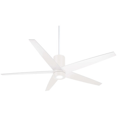 56" Symbio 5 - Blade LED Standard Ceiling Fan with Remote Control and Light Kit Included