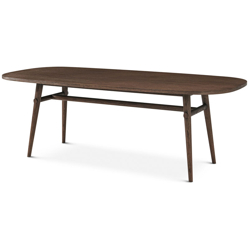 Madrid/WRC Dining Table, 30" H x 86.61" L x 41.34" W, Brown