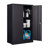 Durable Metal Storage Cabinet with Locking Doors, Adjustable Shelf, and Easy Folding for Home, Office, and Garage Use