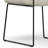Corina Linen-Look Upholstered Dining Chair with Sled-Style Metal Base in Contemporary Style (Set of 2)-451712979