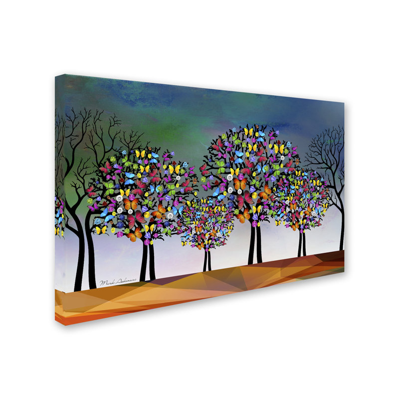 «Mark Tree» par Kieninger, impression sur toile tendue, H 22 po x l 32 po x P 2 po