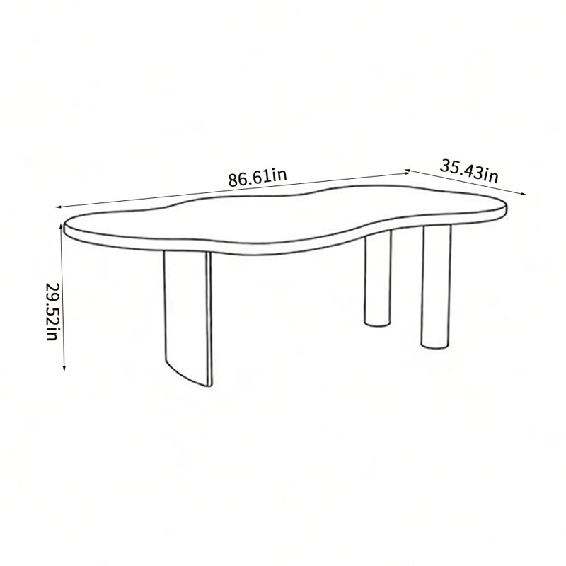 Orvas, 29.52" H x 86.61" L x 35.43" W