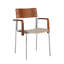 Ensemble de fauteuils 2 pièces Kyoto - beige / brun
