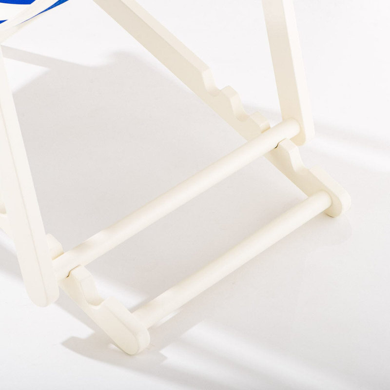 Fauteuil Sling, Bleu / blanc