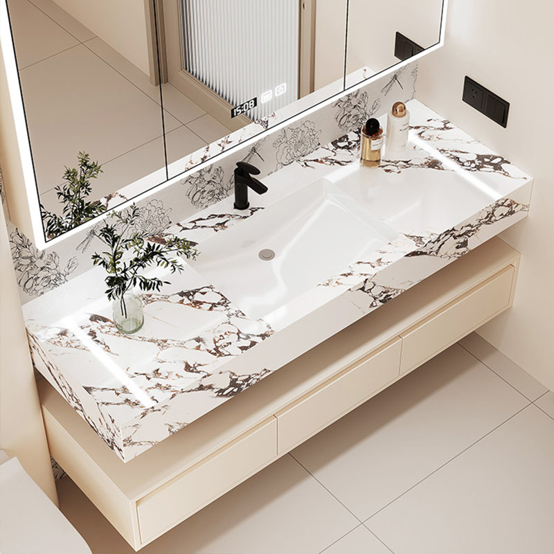 French style simple bathroom cabinet