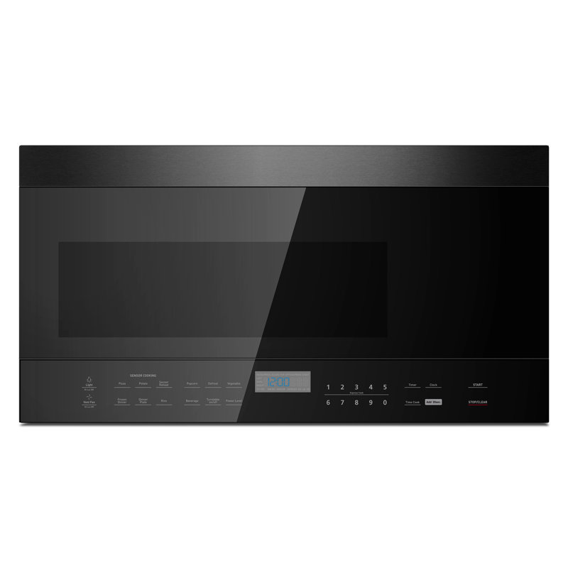 Decker 16.4" 1.6 cu ft. 1000 - Watt Recirculating over-the-Range Microwave with Sensor Cooking, Stainless Steel