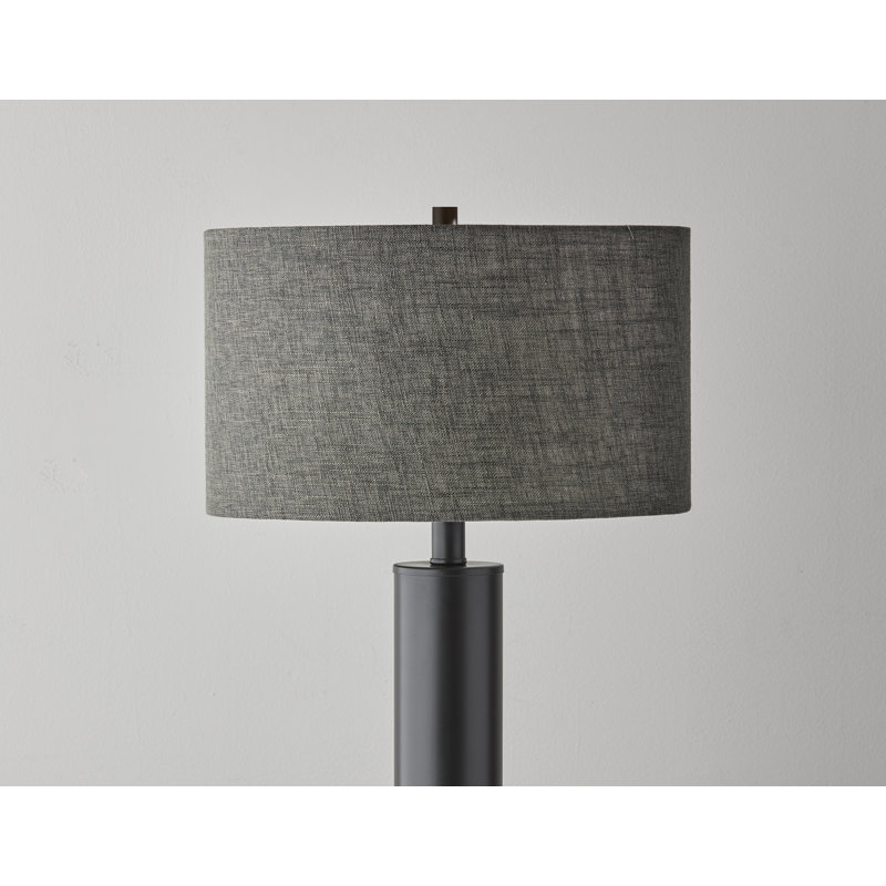 Lampe de table 25,5 po Kluge, Noir, Brun