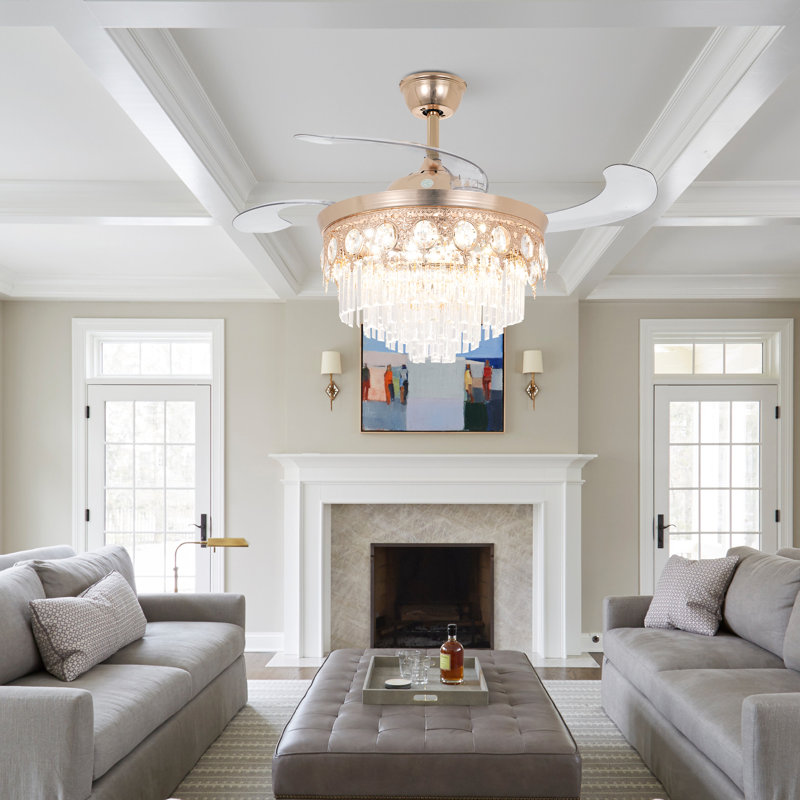 Kailie 42'' Ceiling Fan with LED Lights