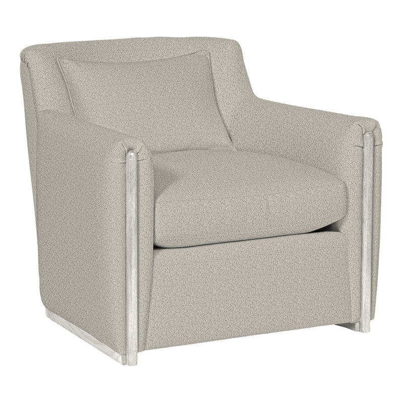 Thom Filicia Home Armchair, Casa Blanca, Tuck Metal Polyester Blend