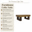 Table basse 42 po Farmhouse