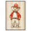 «Maple Leaf Teddy Bear», reproduction acrylique encadrée par Art Remedy, cadre noir, 10 x 15-1941118971-1941118974