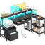 Metal Base Computer Desk