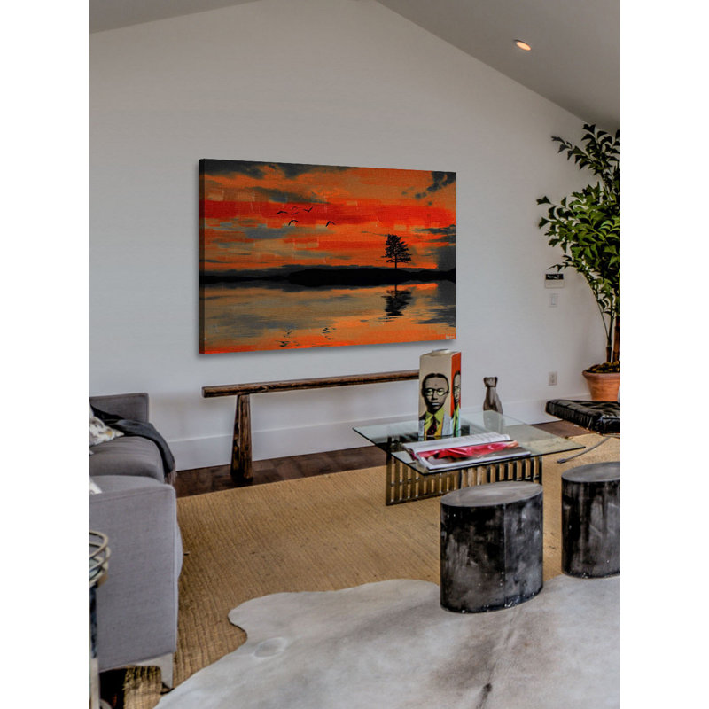 «Sutton», reproduction sur toile tendue, H 20 po x l 30 po x P 1,5 po