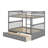 Full Over Full Bunk Bed With Drawers-894080007
