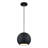Cavill Led Black Globe Pendant-121436200