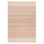 Tapis rayé ivoire / brun en jute / laine / coton Macio-551608948