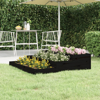 Anneclaar Self-Watering Wood Raised Garden Bed