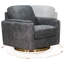 Fauteuil pivotant en cuir Fleishman-755149998