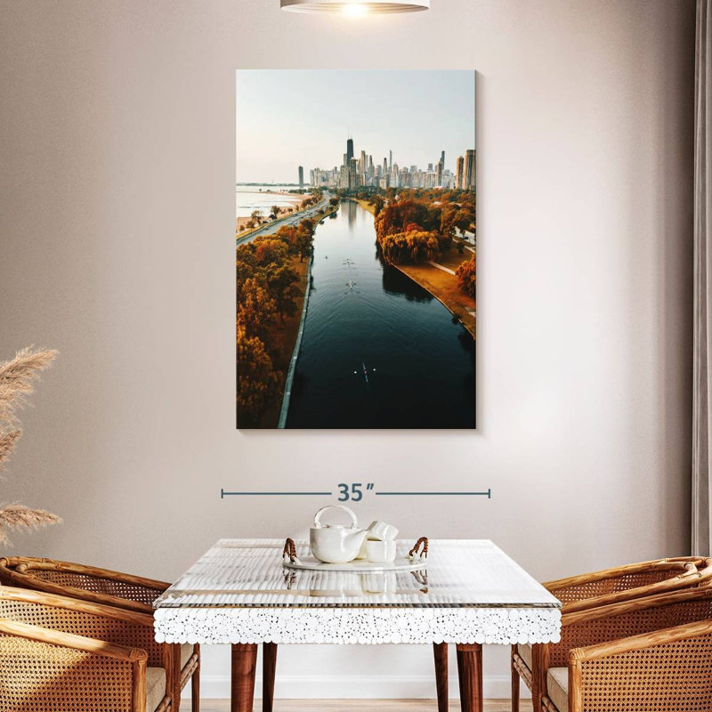 Sirci Chicago Autumn Sireci, H 48 po x l 32 po