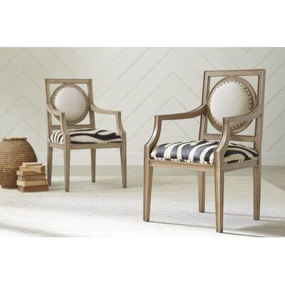 Silke Zebra Dining Chair -  Longshore Tides, 75C3D16BCA764C4E986E1ACCEFEEF656