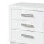 Table de chevet Vannida en blanc laiteux