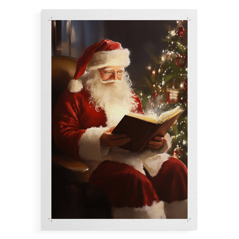 Art des Fêtes de Noël - série 2-XXVI - impression sur toile seulement - NON-CADRE