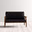 51.2'' Faux Leather Settee