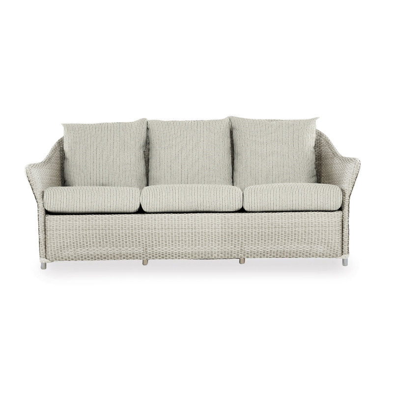 Weekend Retreat Outdoor 3 - Seat Patio Sofa, Callen Driftwood, Linen