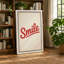 Smile Typography - Wrapped Canvas-1124713771-1124713773