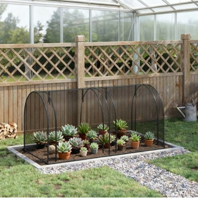Plant Protection Tent,Crop Cage With Two Zippered Doors,Storage Bag And Ground Stakes, For Garden,Yard,Lawn