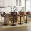 Tabouret de bar pivotant à hauteur réglable avec structure en métal-1832836081-1832836079