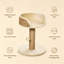 Cat Tree 49?cm Indoor Kitten Activity Centre with Large Perch Bed, Sisal Scratching Post & Dangling Ball-1531151141