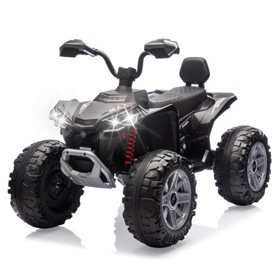 24V 2 places Kids Ride On ATV, quad électrique à 4 roues avec deux moteurs de 550 W, pile 7 Ah, télécommande