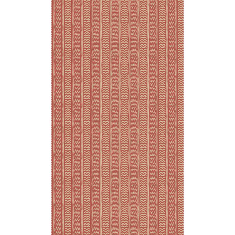 Tweak Striped Non-Woven Wallpaper Roll, Red