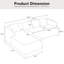 Canapé modulaire en L à compression Boneless-1077777160